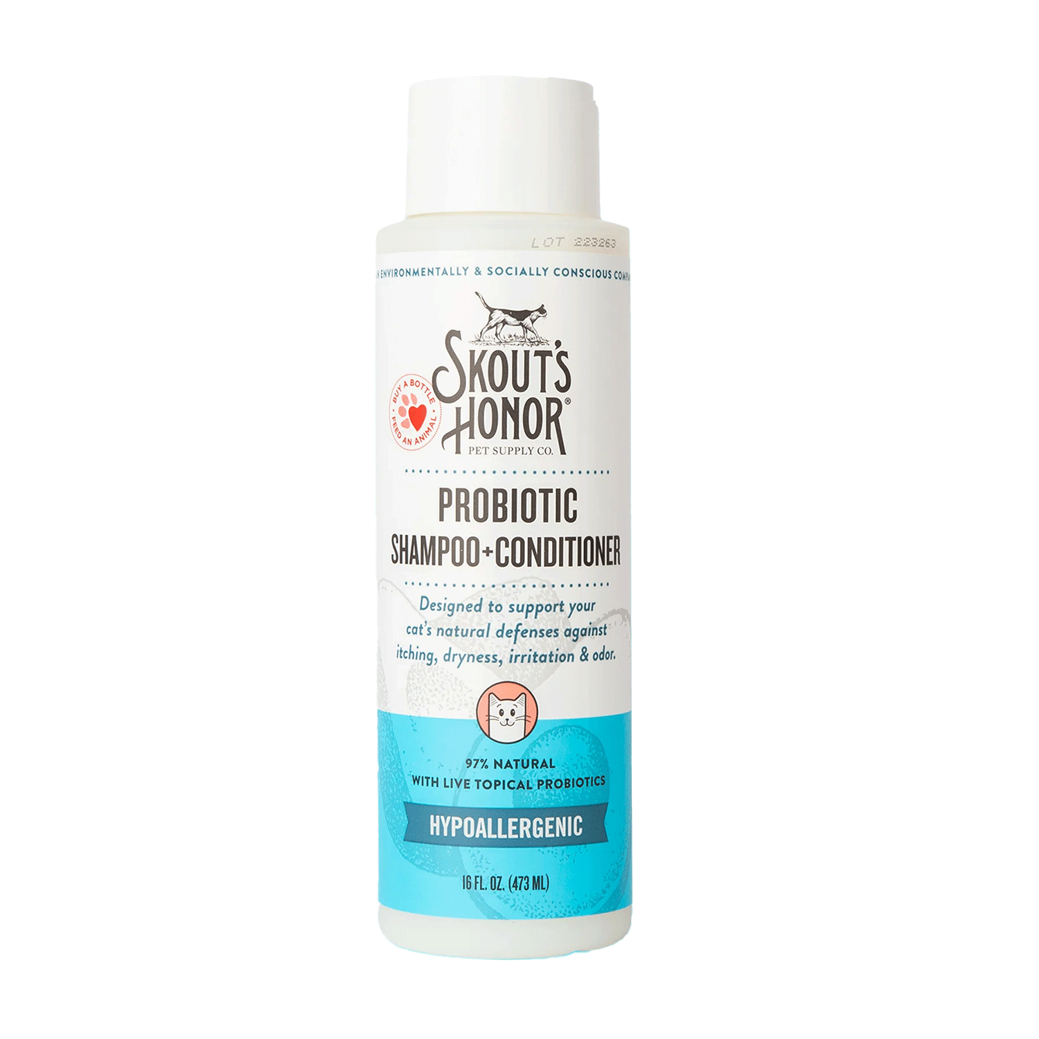 Skout's Honor Cat Unscented Shampoo & Conditioner | Uncommon Paws ...