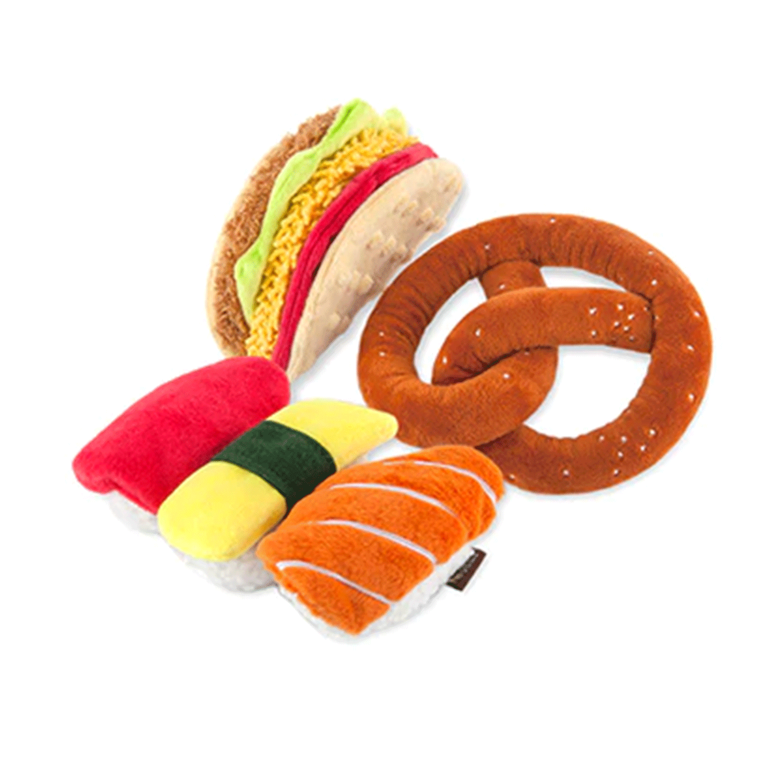P.L.A.Y International Classic Food Plush | Uncommon Paws | Upscale, All ...